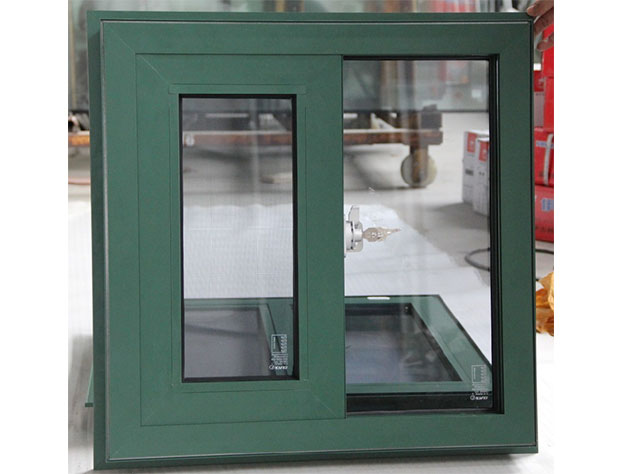 PNS brand army green color Aluminum alloy security window display