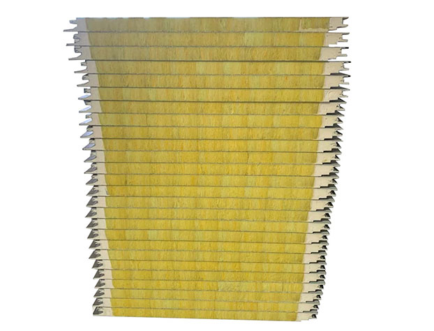 glasswool fire proof wall panels with PU sealing side