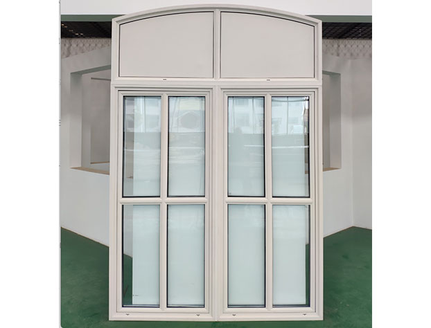 PNS brand European style white color plastic steel window display