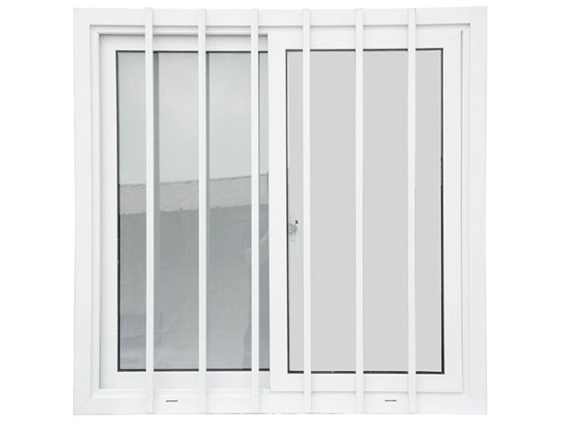 PNS brand anti-theft white color plastic steel security window display