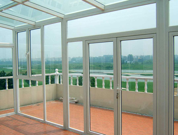 PNS brand beautiful white color plastic steel doors and windows display