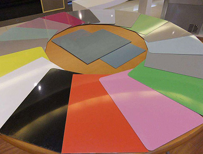 Color coated sheet sheet