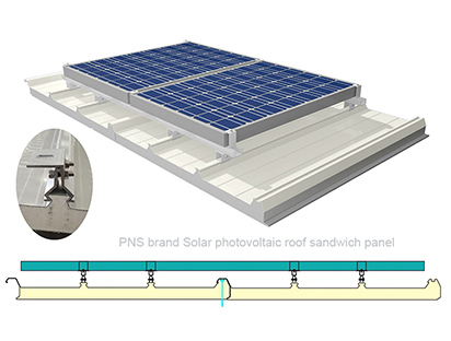 Photovoltaic (PV) Sandwich Roof Panel 950R