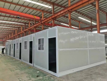 Folding prefab container homes